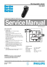 Preview for 1 page of Philips HQ 4407 Service Manual