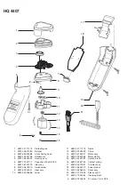 Preview for 2 page of Philips HQ 4407 Service Manual