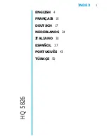 Preview for 1 page of Philips HQ 5826 User Manual