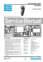 Philips HQ 6852/A Service Manual preview