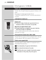 Preview for 108 page of Philips HQ 7240 User Manual