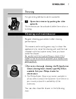 Preview for 5 page of Philips HQ 7615 User Manual