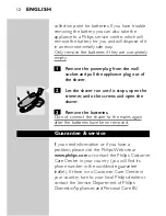 Предварительный просмотр 10 страницы Philips HQ 7815 User Manual