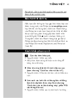 Предварительный просмотр 43 страницы Philips HQ 7815 User Manual