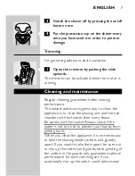 Предварительный просмотр 5 страницы Philips HQ 7830 Instruction Manual