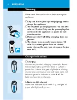 Preview for 2 page of Philips HQ 7865 User Manual