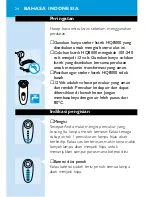 Preview for 22 page of Philips HQ 7865 User Manual