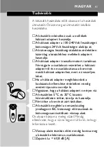 Preview for 59 page of Philips HQ 7870 User Manual