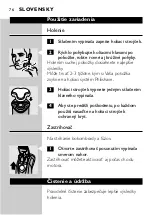 Preview for 74 page of Philips HQ 7870 User Manual