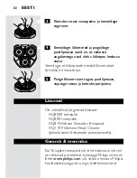 Предварительный просмотр 80 страницы Philips HQ 8445 User Manual