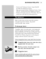 Preview for 21 page of Philips HQ 8825 User Manual