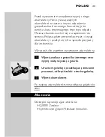 Preview for 21 page of Philips HQ 8870 User Manual