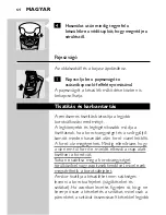 Preview for 62 page of Philips HQ 8870 User Manual
