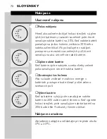 Preview for 70 page of Philips HQ 8870 User Manual