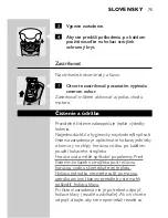 Preview for 73 page of Philips HQ 8870 User Manual
