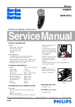 Philips HQ 8894 Service Manual preview