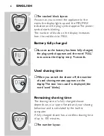 Preview for 4 page of Philips HQ 8894 User Manual