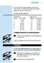 Preview for 3 page of Philips HQ C442 Manual