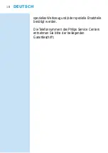 Preview for 8 page of Philips HQ C442 Manual