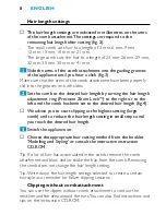 Preview for 8 page of Philips HQ-C888 Instructions For Use Manual