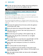 Preview for 10 page of Philips HQ-C888 Instructions For Use Manual