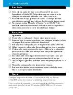 Preview for 42 page of Philips HQ-C888 Instructions For Use Manual