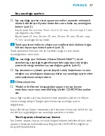 Preview for 57 page of Philips HQ-C888 Instructions For Use Manual