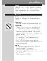 Preview for 123 page of Philips HQ4/41 User Manual