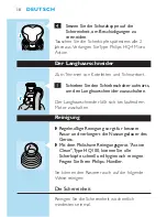 Preview for 8 page of Philips HQ4441, HQ4421, HQ4411, HQ4407, HQ4406, HQ4401 Instructions Manual