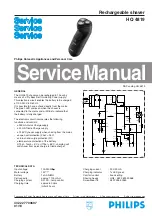 Preview for 1 page of Philips HQ4819 Service Manual