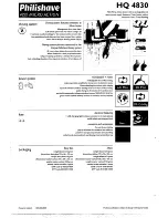 Preview for 2 page of Philips HQ4830/16 Specification Sheet