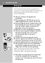 Preview for 36 page of Philips HQ560 Manual