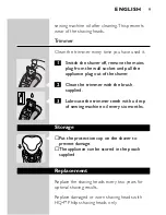 Предварительный просмотр 7 страницы Philips HQ5817 User Manual