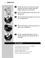 Предварительный просмотр 8 страницы Philips HQ5817 User Manual