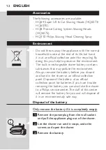 Preview for 10 page of Philips HQ6073 Manual
