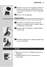 Preview for 63 page of Philips HQ6073 Manual