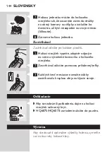 Preview for 142 page of Philips HQ6073 Manual