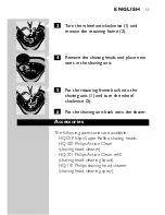 Preview for 9 page of Philips HQ6605 User Manual