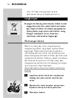 Preview for 32 page of Philips HQ6605 User Manual