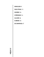 Preview for 1 page of Philips HQ6610 User Manual