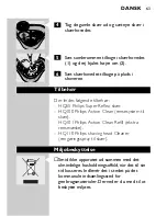 Preview for 61 page of Philips HQ6610 User Manual