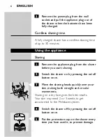 Preview for 4 page of Philips HQ663 Instructions Manual