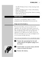 Preview for 9 page of Philips HQ663 Instructions Manual