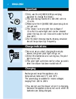 Preview for 2 page of Philips HQ673 User Manual