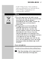 Preview for 45 page of Philips HQ6854 User Manual