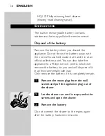Preview for 10 page of Philips HQ6859 User Manual