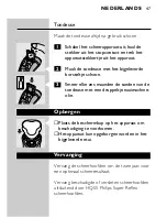 Preview for 45 page of Philips HQ6863 User Manual