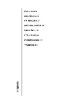 Preview for 1 page of Philips HQ6868 User Manual