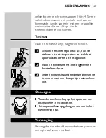 Preview for 43 page of Philips HQ6868 User Manual