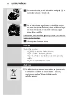 Предварительный просмотр 64 страницы Philips HQ7100 User Manual